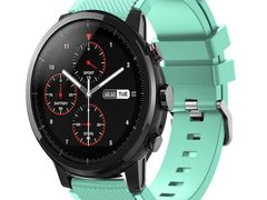 Curea ceas Smartwatch Samsung Galaxy Watch 46mm, Samsung Watch Gear S3, iUni 22 mm Silicon Light Blu